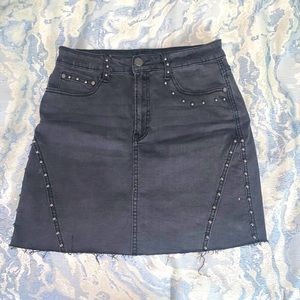 Forever 21 Studded Denim Skirt ✨
